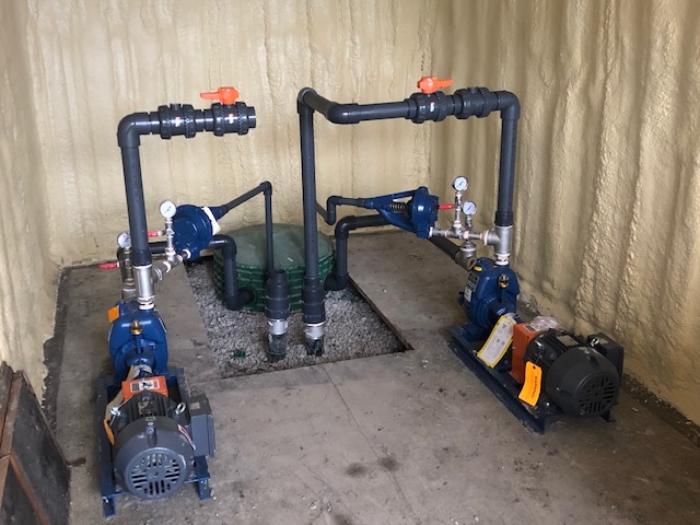 PVC and Valve installation